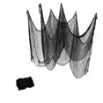thumbnail image 4 of Moyic 1 unidad de decoración de Halloween, telaraña, accesorios de escena de fiesta de miedo, telaraña elástica blanca, casa de terror, Type2 NO2, 4 of 6