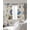 Blue,Cream, Gold, variant on Coastal Shells Blackout Curtains for Bedroom/Living Room, Thermal Insulated Kitchen Curtains, Summer Ocean Waves Conch Grey Wooden Grain Grommet Darkening Window Treatment Drapes 27.5"x39"x2