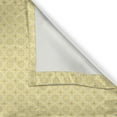 thumbnail image 6 of Ambesonne Quatrefoil Grommet Curtain, Pattern with Moroccan, 50" x 63", Pale Yellow, 6 of 6