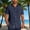 Dark Blue, variant on Gifts Dianli Summer Beach Men's Vintage Floral Short Sleeve Bowling Button-up Cuba Collar Shirt Breathable Cotton-Blend Relaxed-Fit Casual Beach Vacation Shirt Everyday Travel