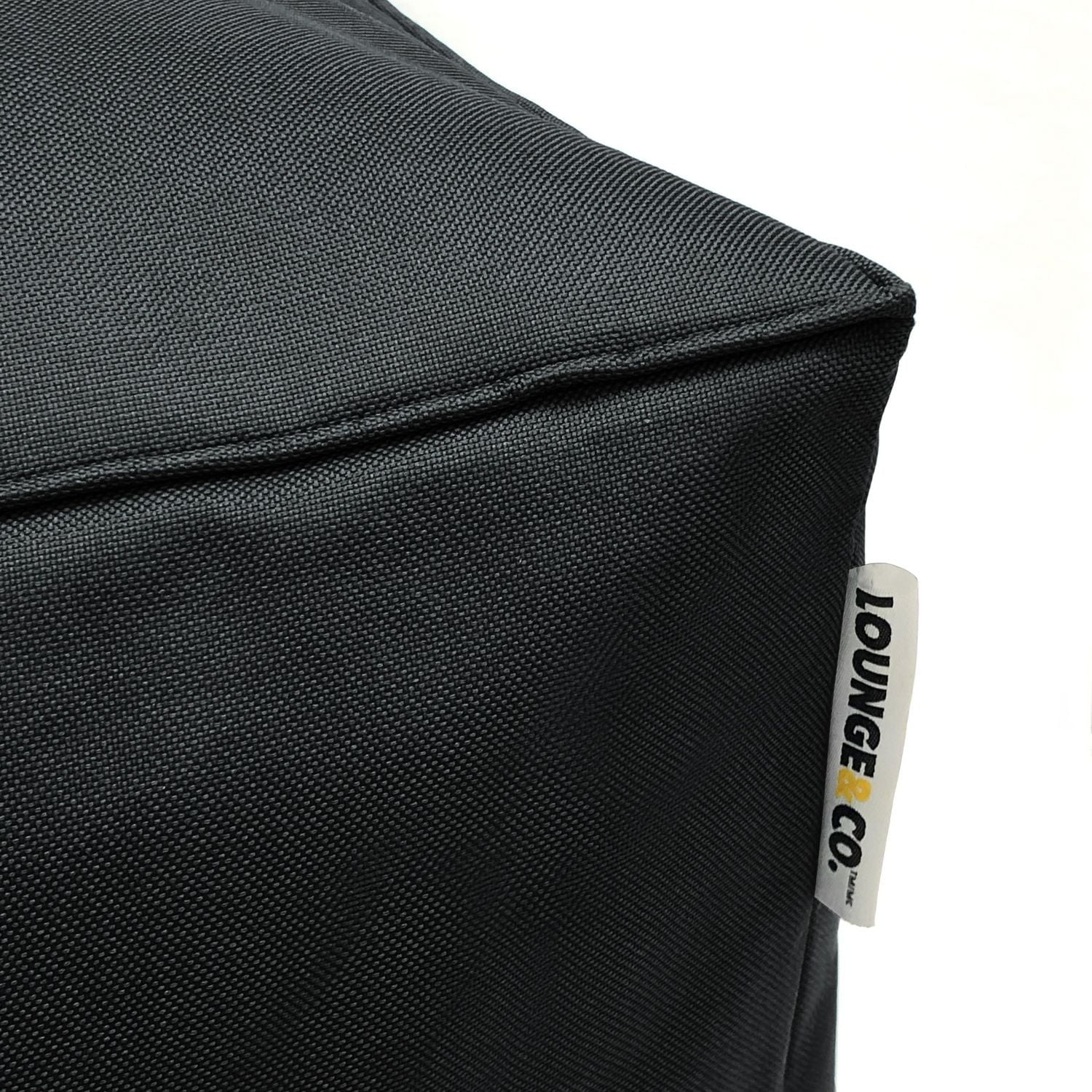 Pouf Wave Noir de Lounge & Co