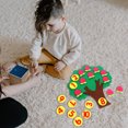 thumbnail image 5 of WHAMVOX Peach Tree Craft Kit, Felt Autumn Decor Tree Board with Numbers, Math Learning Apple Ornaments, Bulletin Board for DIY Kids Classroom Decor, 5 of 5