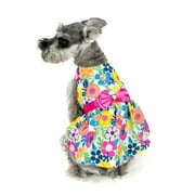 Vibrant Life Bright Floral Dog Dress, Medium