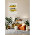 thumbnail image 4 of Fall Sunflower Houses Flag Double Sided Burlap Outdoor Decor Flags 28 x 40 Inch, 4 of 5