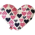 thumbnail image 4 of Pet and Dog Plush Heart or Bone Toy, "Valentine's Day Group" (Available in different sizes, and 8 different pattern options!), 4 of 11