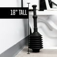 Black Bellows Accordion Toilet Plunger