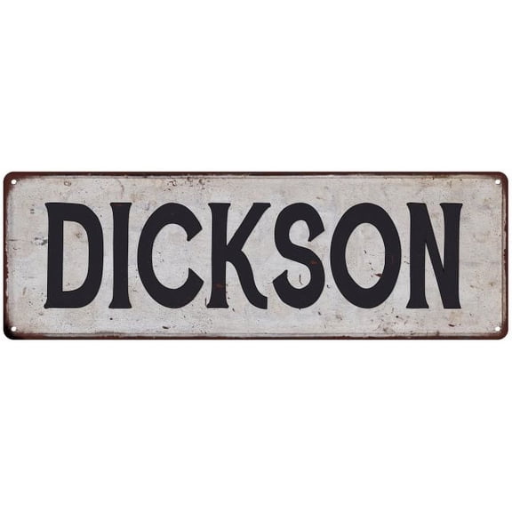 DICKSON Vintage Look Rustic Chic Metal Sign 6x18 106180036815