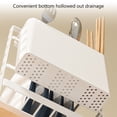 thumbnail image 4 of Caddy for Cleaning Brushes & Organizing, Black Kitchen Sink Sponge Holder, 4 of 5