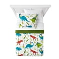 thumbnail image 3 of Your Zone Green and Blue Dino Twin Bedding Set for Kids, Machine Wash, 5 Pieces, 3 of 4