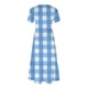 thumbnail image 3 of Vestido de Manga Corta para Mujeres Vestido de Verano de Cuello Redondo Impreso, Poliéster de Tamaño Verdadero Diario Y Vestido de Fiesta, 3 of 4