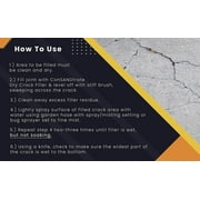 ConSandtrate Concrete Crack Filler - 3 lb. (Single Bottle) for Filling in Concrete Cracks on driveways, walkways and patios.