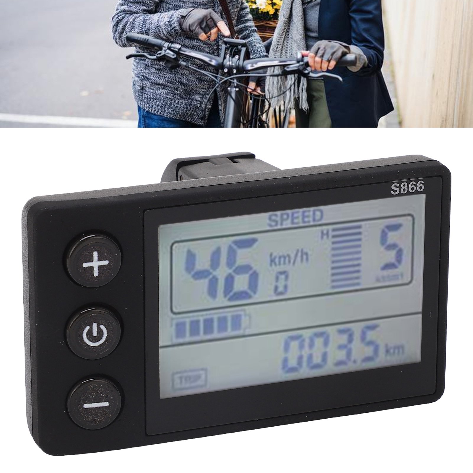 VINGVO Affichage de vélo électrique Compteur d'affichage LED pour vélo VINGVO Affichage de vélo électrique Compteur d'affichage LED pour vélo