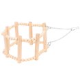 thumbnail image 4 of Juguetes para escalar loros, escaleras para pájaros, accesorios redondos de madera para jaulas de pájaros, juguetes para columpios para loros, máxima comodidad, 4 of 9