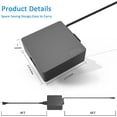 thumbnail image 6 of YUELLIUBI 100W USB C Laptop Charger for ASUS: Type-C USB-C AC Adapter Power Supply for ASUS ROG Flow, ZenBook, 6 of 7
