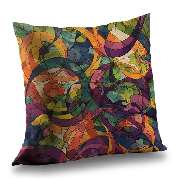 MWW C1PO1616E28JD2 16 x 16 in. Converge Orange Outdoor Throw Pillow - Home Decor Accent