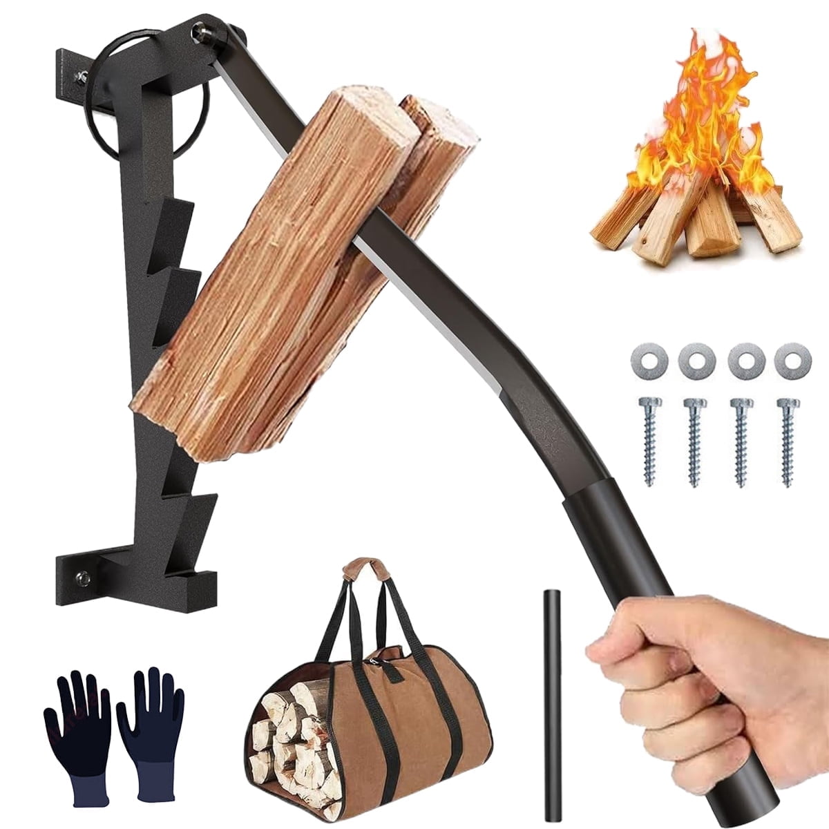 【値下げ】ロゴソル SMART SPLITTER 薪割り WoodEze Logosol Smart-Splitter, Safe and Precise Firewood
