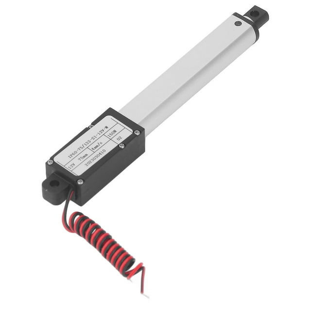 150N Micro Electric Linear Actuator, Multi-Protection, Mini Electric Motion Actuator, 75mm Stroke, 12V, Without Bracket