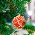 thumbnail image 6 of Taotanxi Christmas Ball Ornaments Set 1ct Large Shatterproof Pastic Christmas Tree Decorations Hanging Ornaments for Xmas 80mm/3.15",Red, 6 of 6