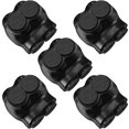 thumbnail image 1 of Conectores de cable múltiple aislados Saysurey de 2 puertos negros, 5 unidades, 1 of 7