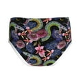 Naloa Snake And Flower Boys' Briefs Underwear for Toddlers, Kids, and
