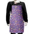thumbnail image 1 of Winter Kids Apron, Party Themed Graphic Pattern with Snowflakes Stars with Large and Small Dots, Boys Girls Apron Bib with Adjustable Ties for Cooking Baking Painting, Multicolor, by Ambesonne, 1 of 2