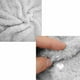 thumbnail image 5 of Ropa de felpa para mascotas con capucha suave cálido grueso transpirable botones cierre lindo abrigo para perro para otoño invierno gris, 5 of 8