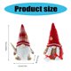 thumbnail image 3 of Christmas Gnomes with Gingerbreads Man Hat Plush Dolls Swedish Tomtes Santa Elves Ornament for Home Embellishment Decors, 3 of 5