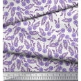thumbnail image 3 of Soimoi Poly Georgette Fabric Leaves & Floral Block Fabric Prints by Yard 52 Inch Wide, 3 of 3