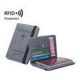 thumbnail image 2 of Passport Cover Holder Wallet Protector Case RFID Blocking For Men And Women Good For Traveling Card Holder Ticket Holder（BLUE）, 2 of 4