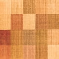 thumbnail image 1 of Ahgly Company Indoor Square Checkered Orange Modern Area Rugs, 7' Square, 1 of 1