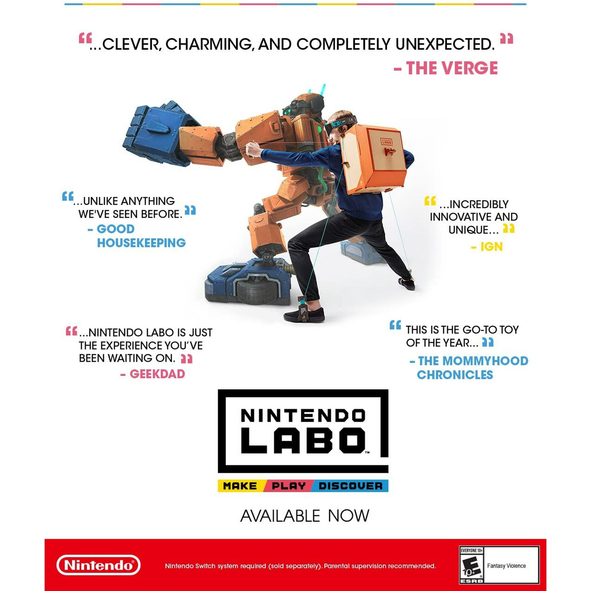 Nintendo Labo - Robot Kit - Robot Kit Edition | Walmart Canada