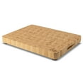 thumbnail image 5 of Thyme & Table 13"x17" Bamboo Endgrain Butcher Block, 5 of 10