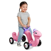 Radio Flyer Inchworm - Classic Bounce and Go Toddler Ride-On Toy, Pink Inchworm Character with Maximum Load Capacity of 50lbs, Quantity 1