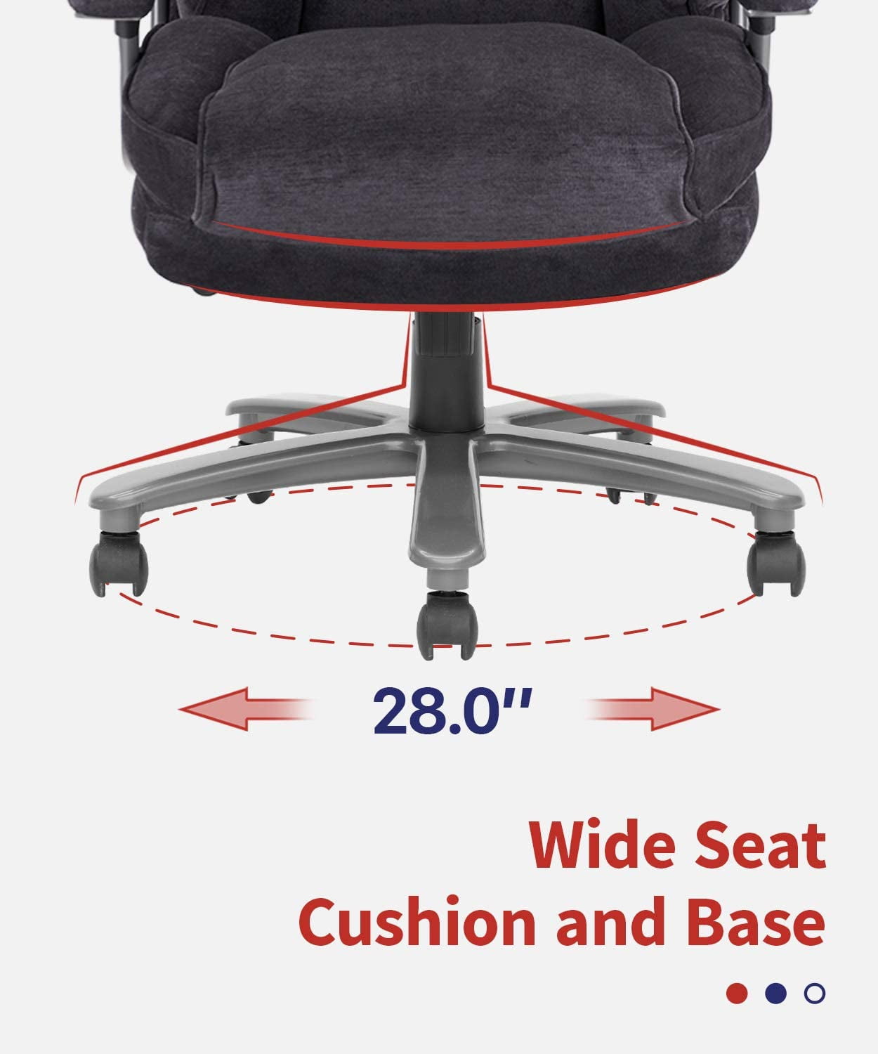 Clatina ergonomic big and tall executive office chair discount