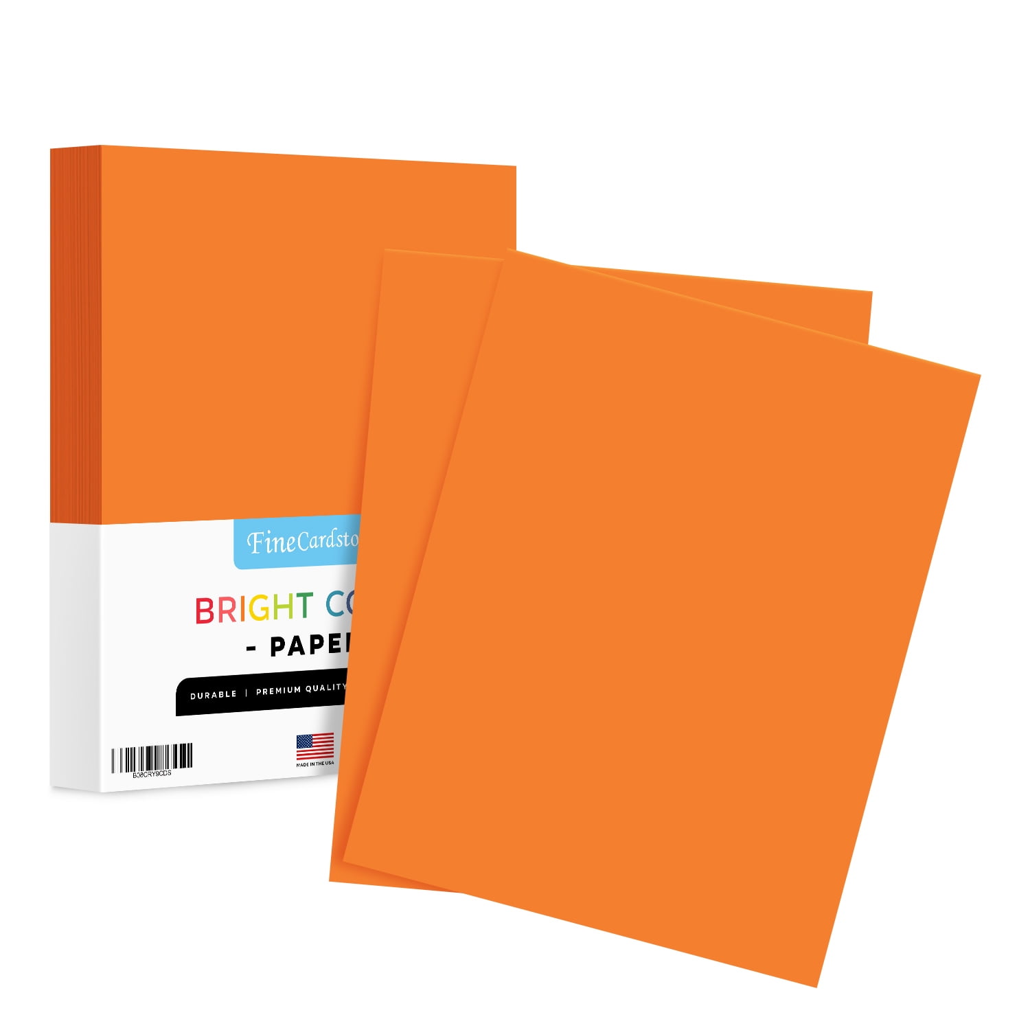 Lumo Orange Paper 80gsm – Pack of 100 – Speciality