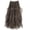 Coffee, variant on Womens Maxi Skirt Flowy High Waisted Tiered Layered Long Skirt Color Khaki Size One Size