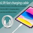 thumbnail image 5 of KOMI iPad 10th Generation Case 2022-iPad 10.9 Inch Case,360°Rotating Multi Functional Handle Ring Built in Screen Protector Pen Holder Shoulder Strap Case for iPad 10th Pink, 5 of 5
