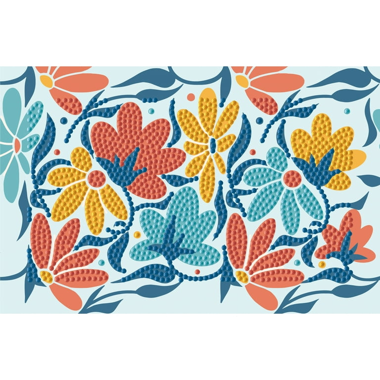 DIAMOND DOTZ® Modern Floral Zipper Pouch Diamond Painting Kit
