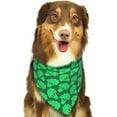 thumbnail image 6 of Naloa Green Broccoli Dog Bandanas 1PC Washable Triangle Dog Scarfs Premium Durable Fabric, for Small Medium Large Dogs and Cats, 6 of 6