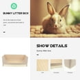 thumbnail image 4 of Phenofice Beige Rabbit Toilet Potty Tray Large Training Drawer Style Litter Box for Adult Rabbits, 4 of 8