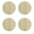 thumbnail image 1 of 4 Pcs 6.69-In Round Bamboo Sushi Rolling Mat, Sushi Roller, Sushi Maker, Sushi Making Kit For Home Japanese Sushi Mat Making Mat Diy Sushi, 1 of 8