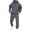 Dark Gray, variant on TIANZEN Casual Hoodie And Jogger Streetwear Comfortable Two Piece Outfit With Fist Print For Daily Wear And Outdoor Activitiesd Suits Man Big Mens Suits And Outfits for Men