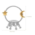 thumbnail image 2 of Shisuyan Crystal Ball Support Base Crown Design Round Shape Silver 2Pack 3x2x3in, 2 of 8