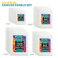 thumbnail image 7 of Keff Canvas Boards for Painting, 24 Pack, Assorted Sizes, 100% Cotton Primed for Acrylic and Oil Paint, 7 of 7