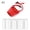 Red, variant on Adjustable Breathable Safety Dog Muzzles Anti-Biting Anti-Barking Anti-Chewing