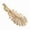 Color:Gold, variant on Realistic Peacock Ornament With Golden Glitter Feathers For Christmas Tree Home Garden Decorations