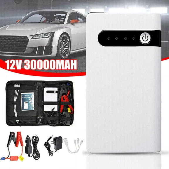 30000mAh Car Jump Starter Booster Jumper Box Power Bank Battery Charger Durable