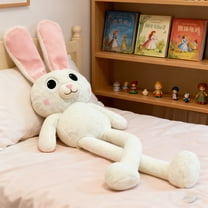 Adorable 37" Plush Bunny Stuffed Toy, Soft and Cuddly, Perfect for Kids and Collectors, Ideal Birthday or Holiday Gift
