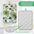 thumbnail image 6 of Yayeee Pot Holders Kitchen Heat Resistant with Pocket 7"x9.8" Cotton Oven Cooking Hot Pads, Retro Flower Print, 6 of 7