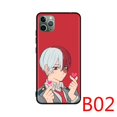 thumbnail image 1 of H-124 My Hero Academia Funda De Silicona Suave Compatible Para iPhone XR 6 5S 6S 7 8 5 11 Pro Plus Max SE, 1 of 4